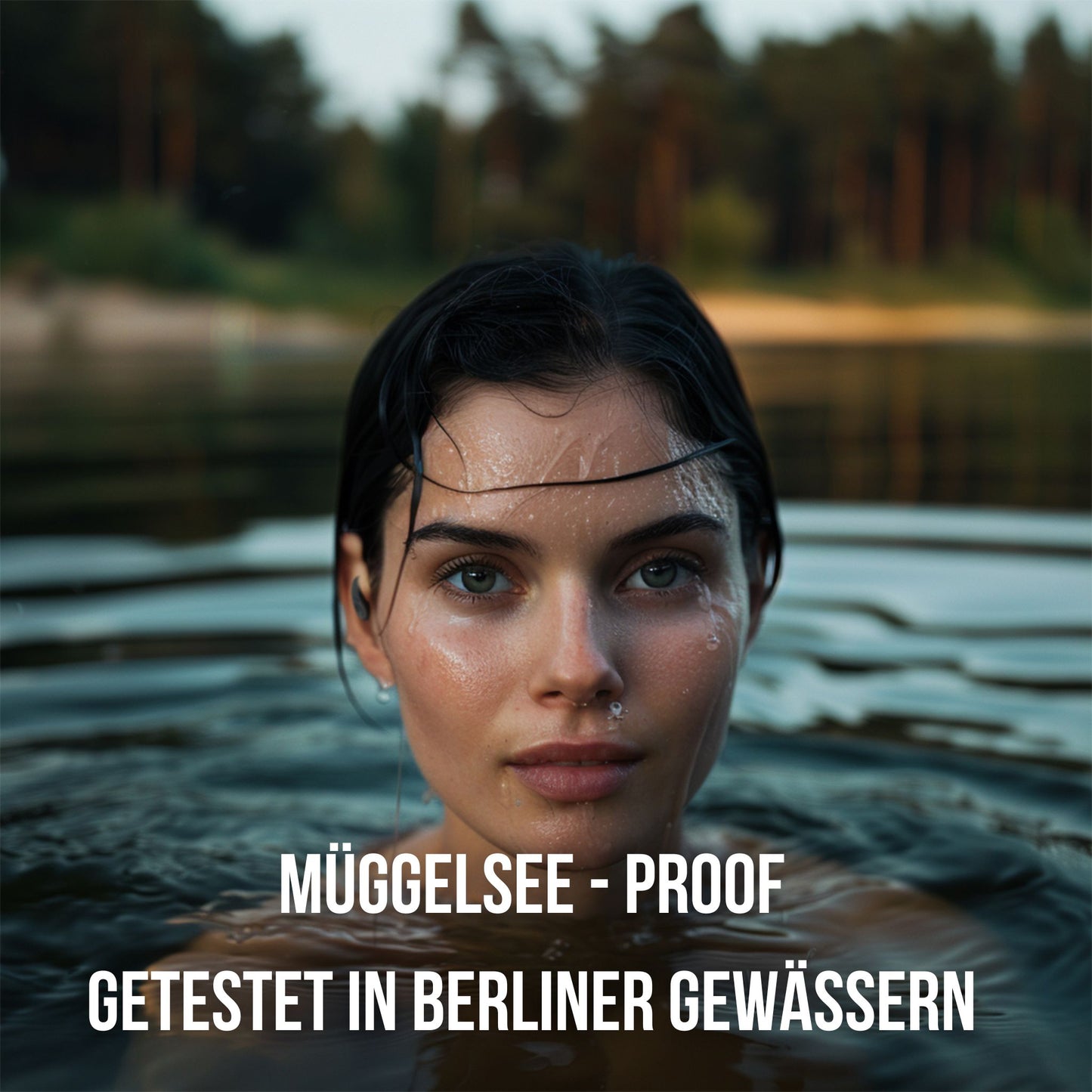 Schwimmohrstöpsel "Schwanenwerder" | Ohrstöpsel zum SCHWIMMEN, SCHNORCHELN, TAUCHEN, geprüft in Berliner Gewässern gegen Wasser im Ohr