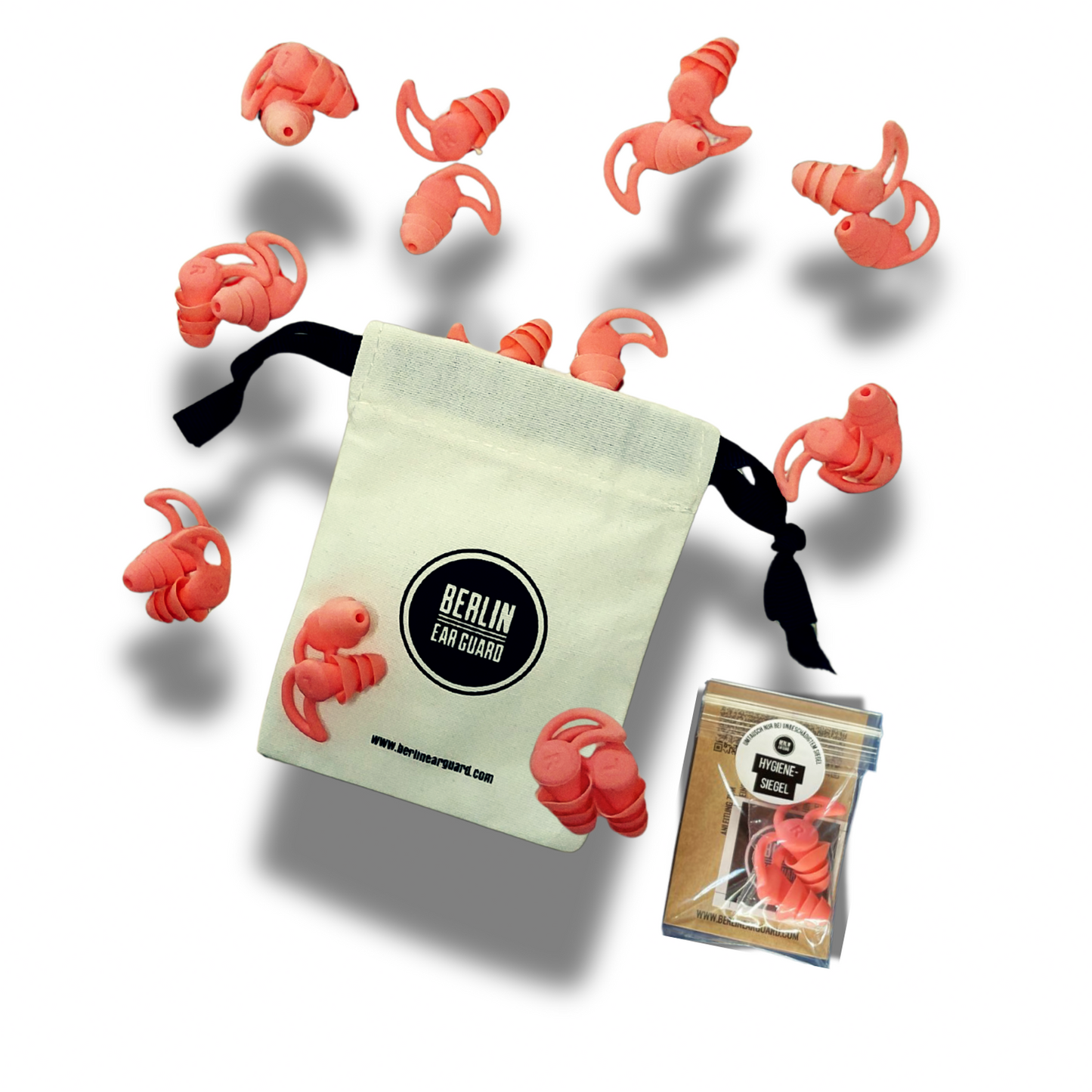 Seitenschläfer Ohrstöpsel | 10 + 1 Set | Ohrstöpsel Schlafen / gegen Schnarchen | wiederverwendbar