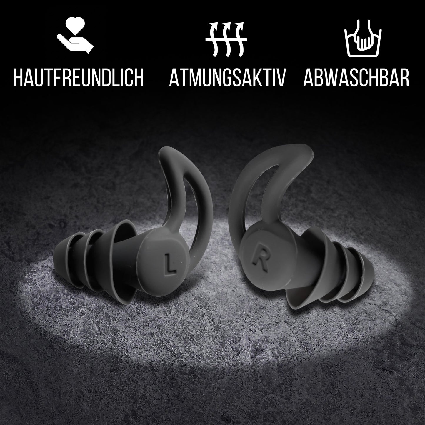 OHRSTÖPSEL "SEITENSCHLÄFER" SCHLAFGEHÖRSCHUTZ GEGEN SCHNARCHEN ZUM SCHLAFEN IN SEITENLAGE | 30DB SNR - BERLIN EAR GUARD® OHRSTÖPSEL SHOP