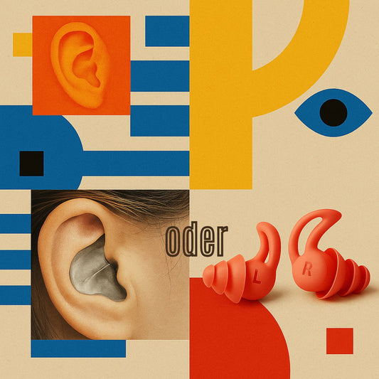 Angepasster Gehörschutz zum Schlafen Erfahrungen - Im Vergleich zu Ohrstöpsel gegen Schnarchen - Berlin Ear Guard Schlafgehörschutz