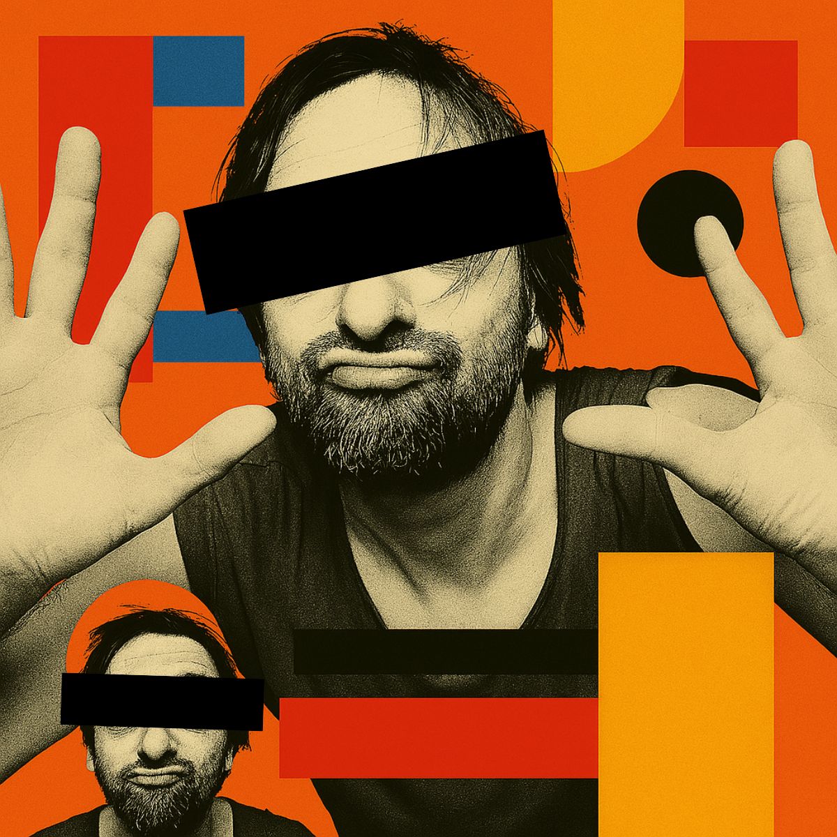 Konzert, Club und Festival Gehörschutz gegen Lärm - ein Raver feiert hart und schützt dabei sein Gehör mit Konzert Ohrstöpseln von Berlin Ear Guard