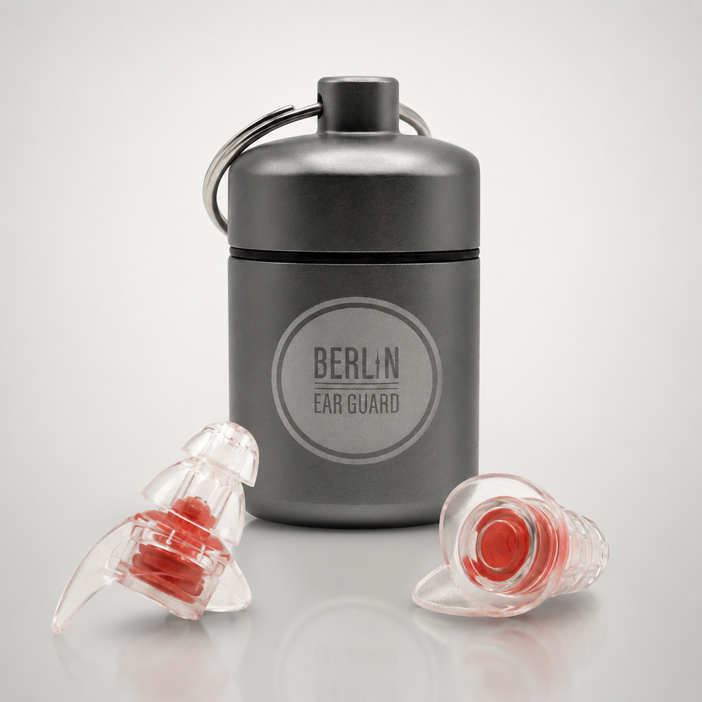 Ohrstöpsel Konzert & Festival „Nacht zum Tag" – Gehörschutz mit Filter | Berlin Ear Guard®