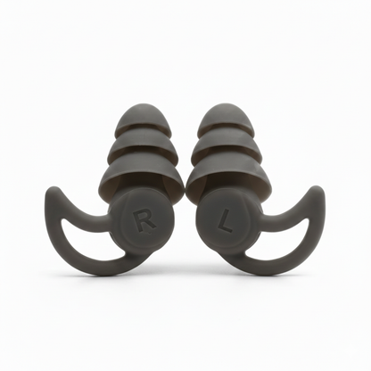 NACHFÜLLPACK - 1 Paar SEITENSCHLÄFER Ohrstöpsel | 30db SNR | (ohne Aufbewahrungsbehälter) in dunklem Design für besseren Schlaf