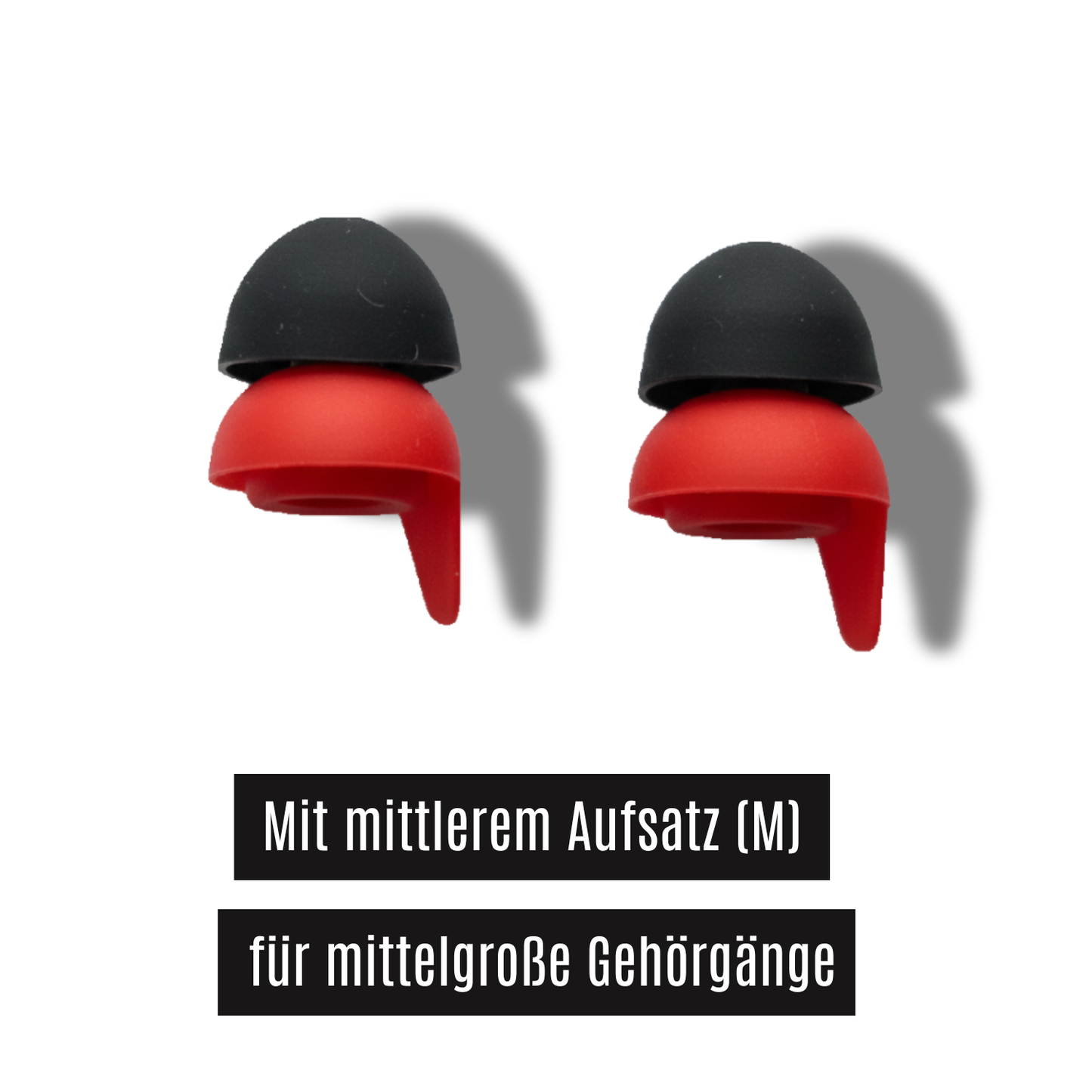 Ohrstöpsel "Erzieher ´s Paradise" | mit Band | 3 Aufsätze S + M + L | 22dB | Aufsatz M für mittlere Gehörgänge