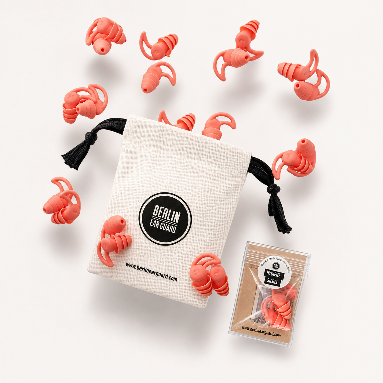 Seitenschläfer Ohrstöpsel 10+1 Sparset | Berlin Ear Guard®