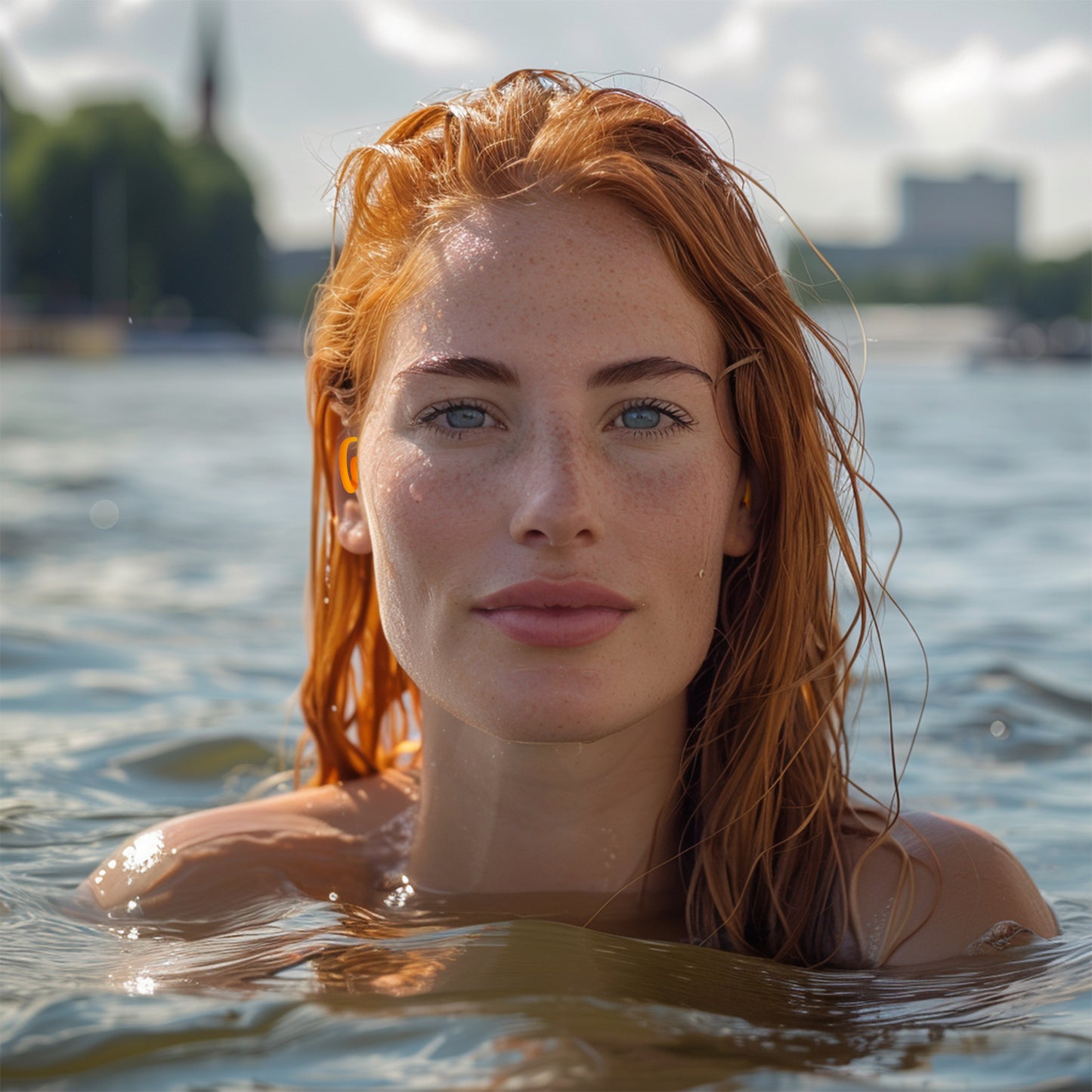 NACHFÜLLPACK - 1 Paar "Wasserstrudel" Ohrstöpsel zum Schwimmen | (ohne Aufbewahrungsbehälter)