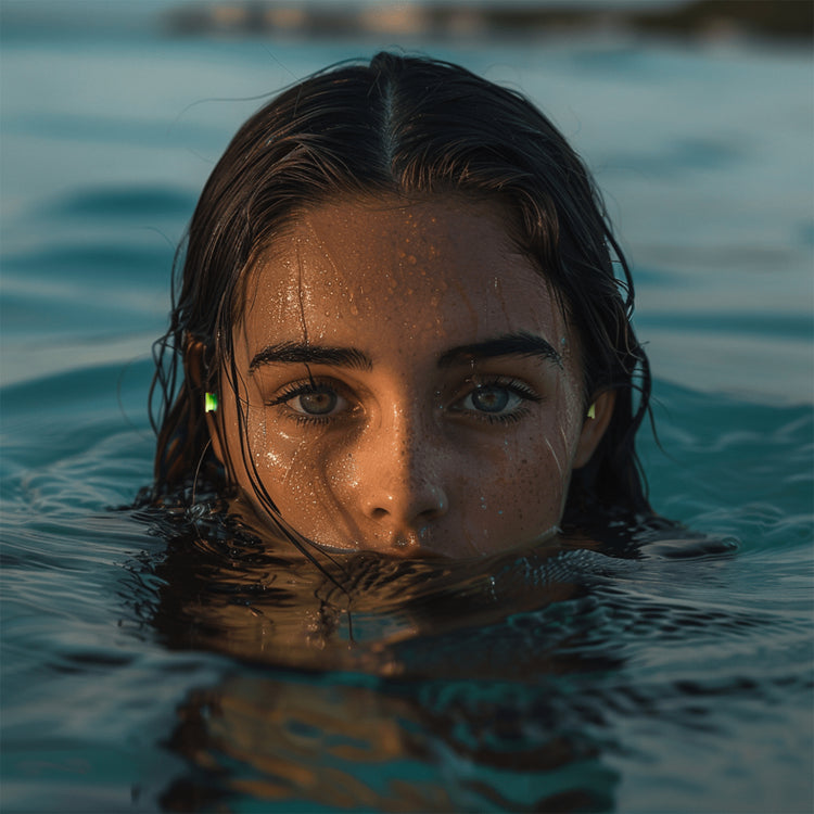 Praktische Aufbewahrung für Schwimm-Ohrstöpsel