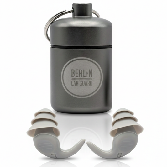 OHRSTÖPSEL "NICKBÄR" | SCHLAFGEHÖRSCHUTZ | groß | GEGEN SCHNARCHEN ZUM SCHLAFEN IN SEITENLAGE | 28DB SNR von Berlin Ear Guard