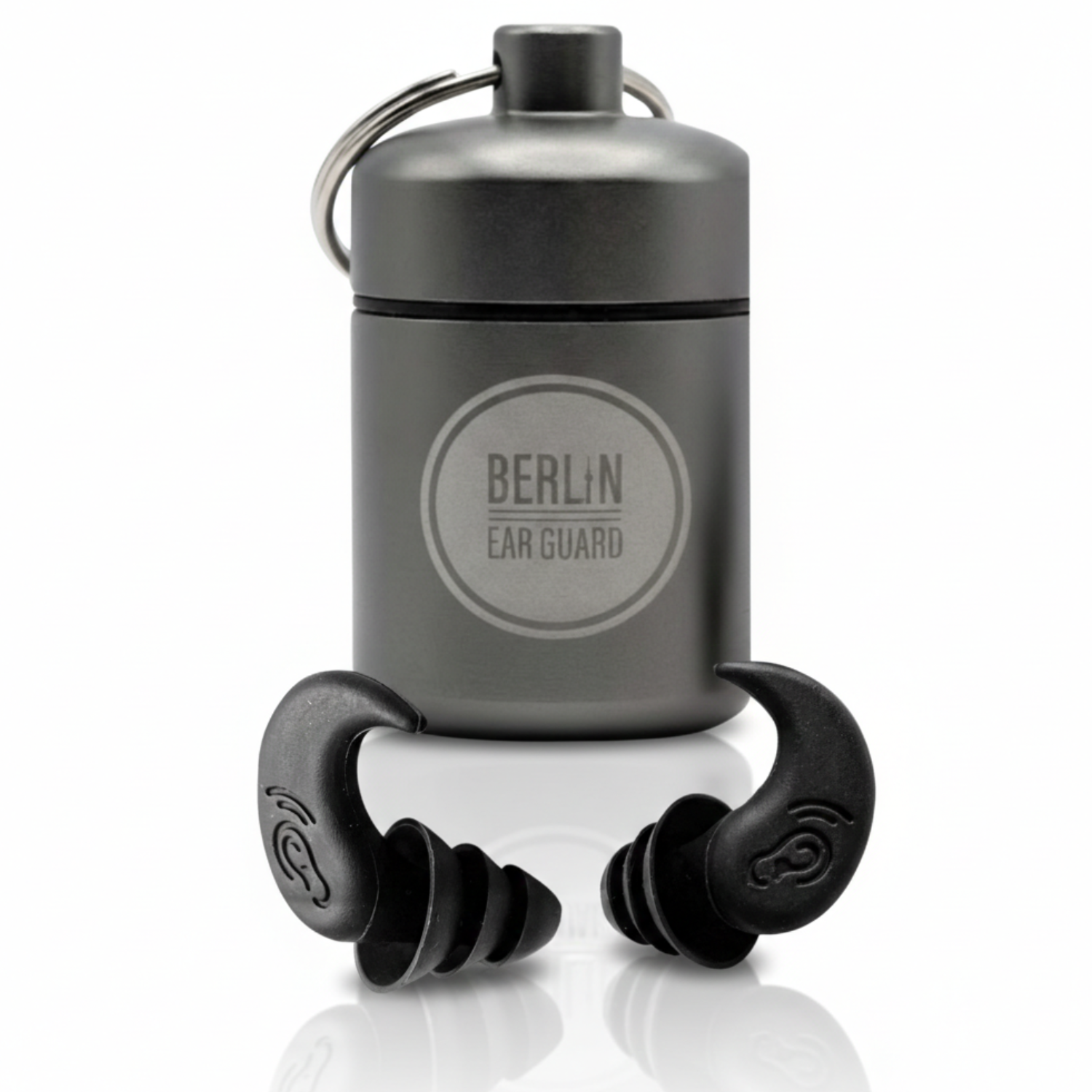 Schwimmohrstöpsel "Schwanenwerder" | Ohrstöpsel zum SCHWIMMEN, SCHNORCHELN, TAUCHEN, WASSERSPORT, DUSCHEN, BADEN mit praktischem Etui