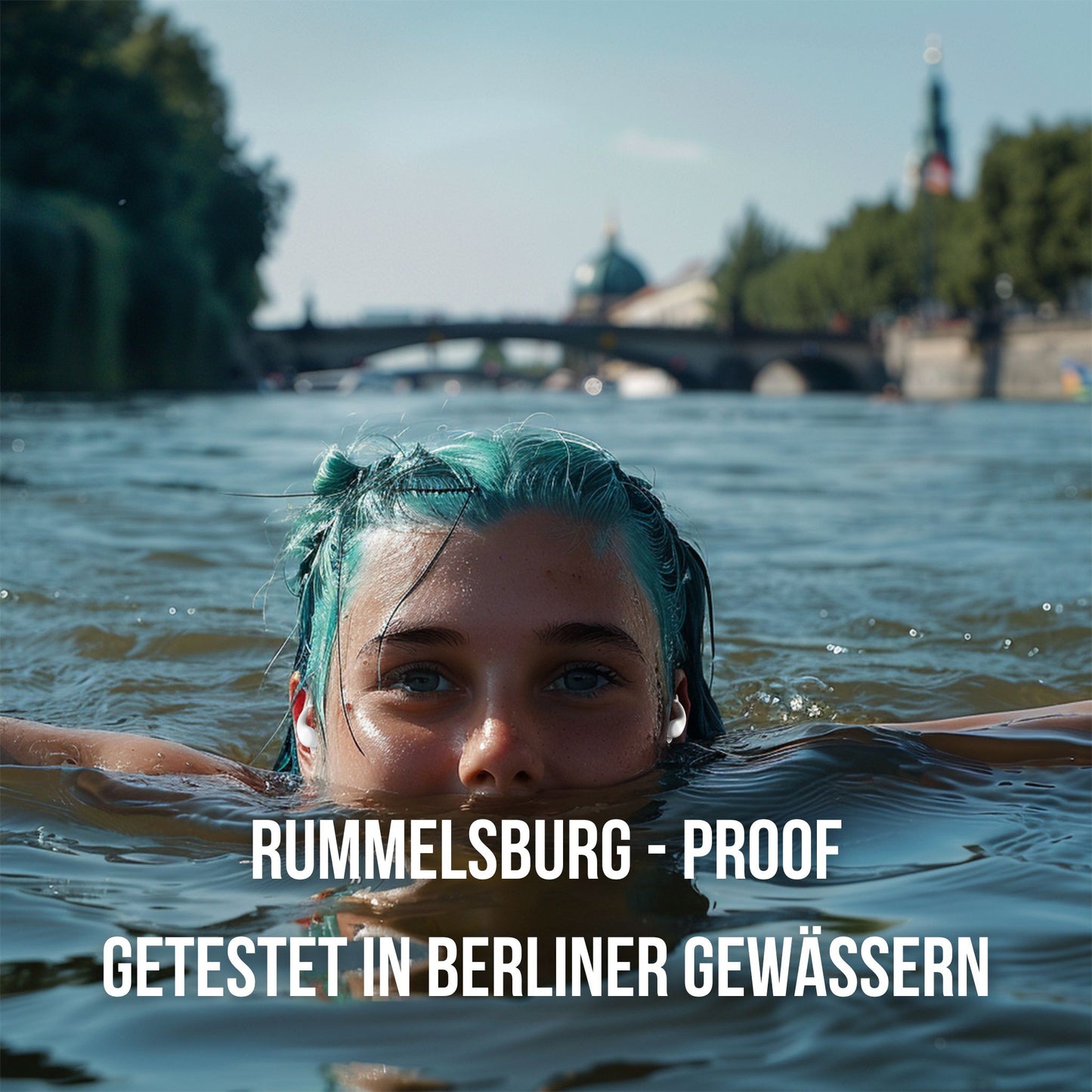 OHRSTÖPSEL "Rummelsburger Bucht" | SCHWIMMEN, SCHNORCHELN, TAUCHEN, WASSERSPORT, DUSCHEN, BADEN