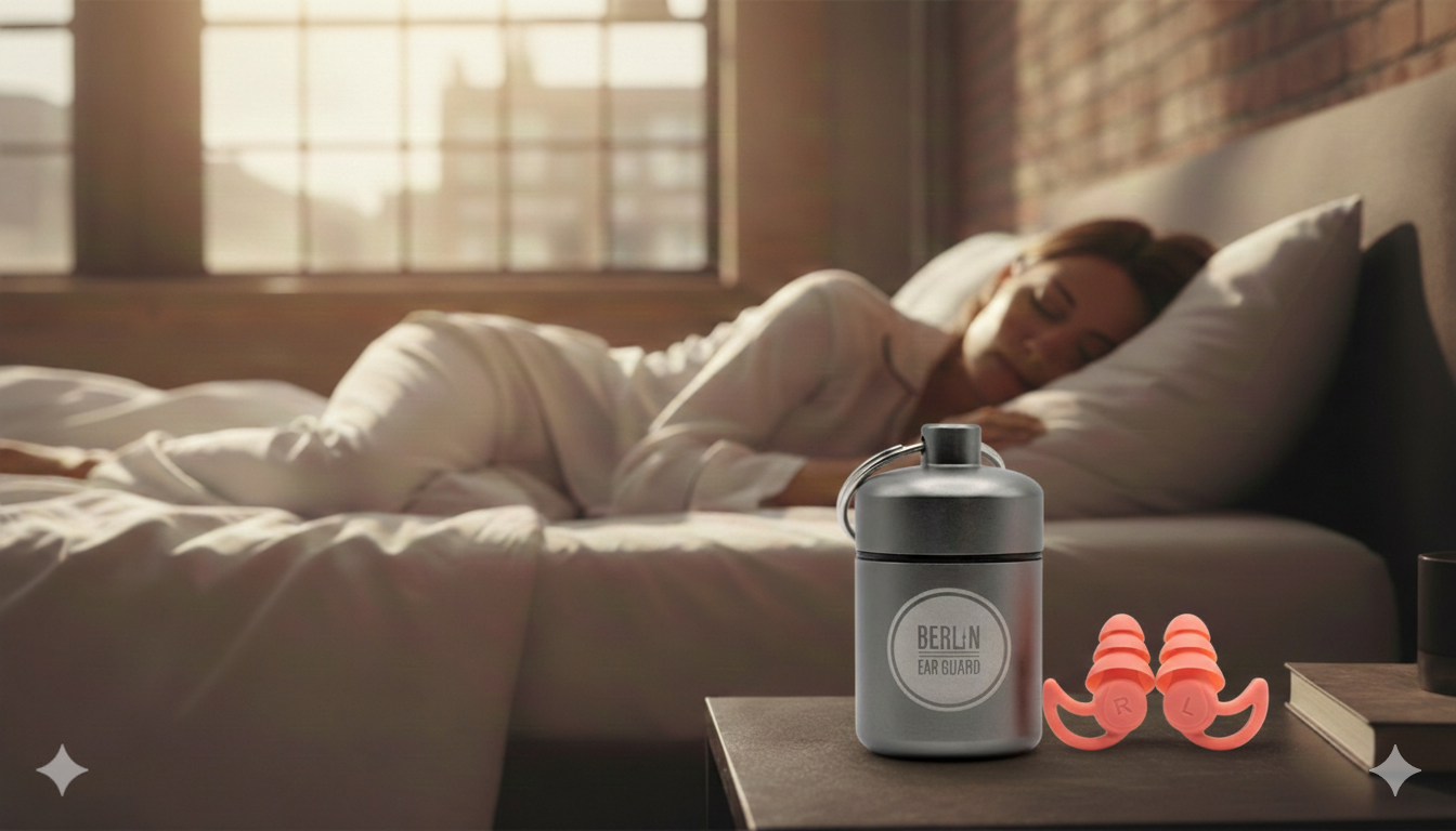 Ohrstöpsel zum Schlafen "Seitenschläfer" von Berlin Ear Guard | Ohrenstöpsel gegen Schnarchen und Lärm | Produktvideo