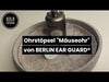 OHRSTÖPSEL "MÄUSEOHR" | MINI - SCHLAFGEHÖRSCHUTZ | klein | GEGEN SCHNARCHEN ZUM SCHLAFEN IN SEITENLAGE | 28DB SNR