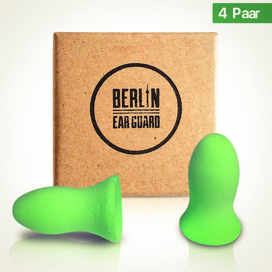 Ohrenstöpsel - Set "Traum in Schaum" | Schlafgehörschutz | 4 Paar - BERLIN EAR GUARD® OHRSTÖPSEL SHOP