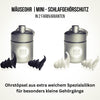 OHRSTÖPSEL "MÄUSEOHR" | MINI - SCHLAFGEHÖRSCHUTZ | klein | GEGEN SCHNARCHEN ZUM SCHLAFEN IN SEITENLAGE | 28DB SNR - BERLIN EAR GUARD® OHRSTÖPSEL SHOP